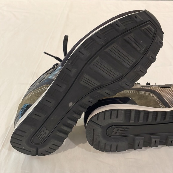 New Balance NB 696 Re-engineered Black Gray Metallic Olive WL696NOC - Picture 7 of 8